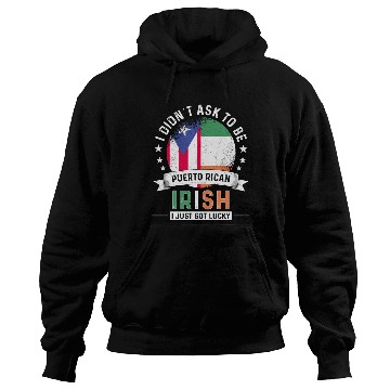 Discover Puerto Rico Flag Ireland Grown Got Lucky Hoodies