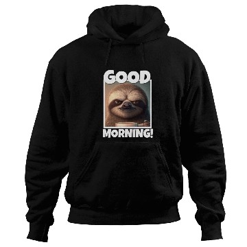 Discover 3d Sloth grumpy Coffee I hate people good morning Hoodies