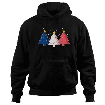 Discover Christmas Tree French Flag France Hoodies