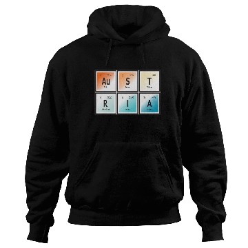 Discover Austria | Periodic Table of Elements Hoodies