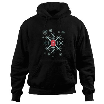 Discover Snowflake In Winter On Christmas With Bitcoin Hoodies