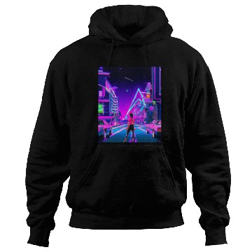 Discover Vaporwave Car Synthwave Girl Hoodies