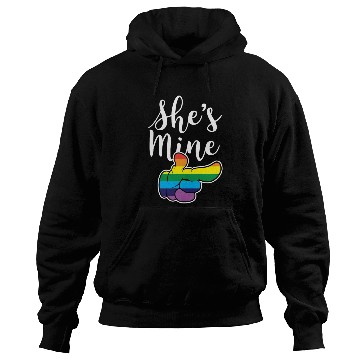 Discover Matching Lesbian Couple She's Mine Part2 Hoodies