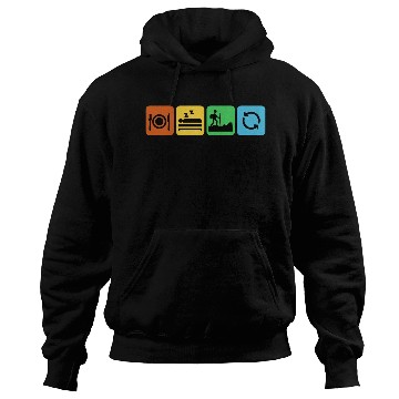Discover Eat, Sleep, Hike, Repeat | Hiking Lover | Camping Hoodies
