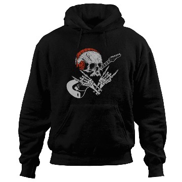 Discover Halloween Guitar Player Skeleton Music Hoodies