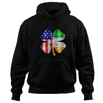 Discover Irish American Flag St Patricks Day Hoodies