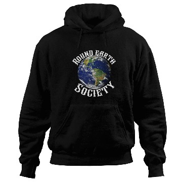 Discover Round earth society Hoodies