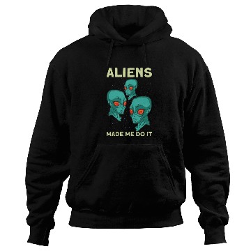 Discover Alien Extraterrestrial Area 51 UFO Space Geek Gift Hoodies