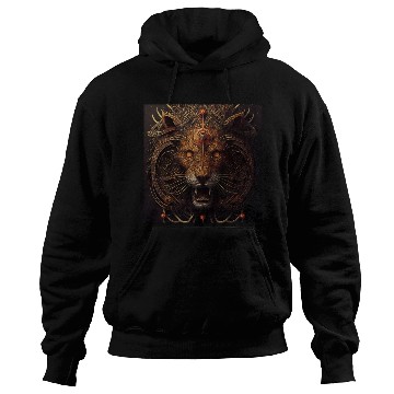 Discover Dark Fantasy Lion Version 4 Hoodies