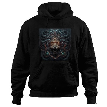 Discover Dark Fantasy Lion Version 3 Hoodies