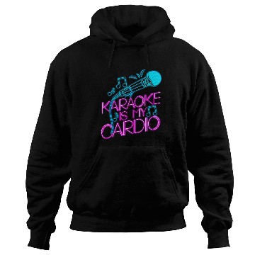 Discover Karaoke Singer 80s Retro Karaoke Hoodies