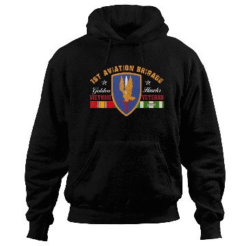 Discover 1st Aviation Brigade Vietnam Veteran Golden Hawks Hoodies
