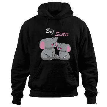 Discover Elephants - Big Sister Hoodies