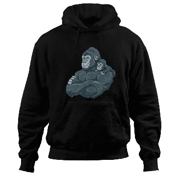 Discover Strong Gorilla with Gorilla Kid for a Gorilla Hoodies