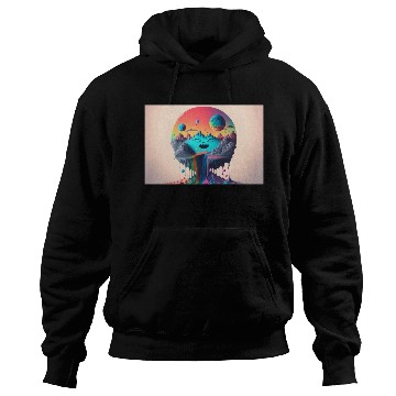 Discover Full Moons Over Happy Mountains and Rainbow River Hoodies