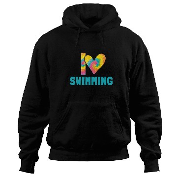 Discover I Love Swimming Swimmer Swim Hoodies
