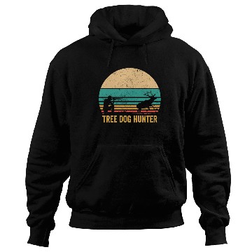 Discover Deer Hunting Deer Hunter Tree Dog Hunter Retro Hoodies