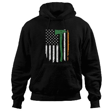 Discover Irish Firefighter American Flag Ireland Hoodies