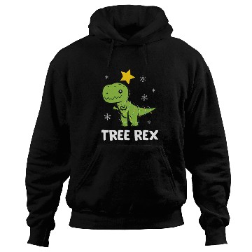 Discover T-Rex - Tree Rex fairy lights star snowflake Hoodies
