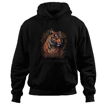 Discover Tiger in the Woods Hoodies