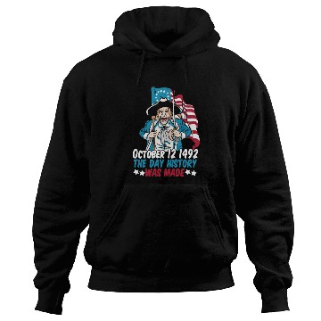 Discover Columbus Day 1492 Us Flag Hoodies