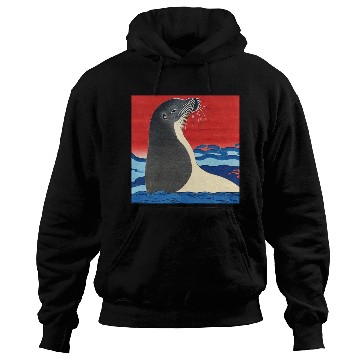 Discover Ukiyo-e Seal, Japanese Print Hoodies