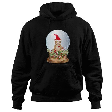 Discover beautiful nostalgic snow globe with teddy bear Hoodies