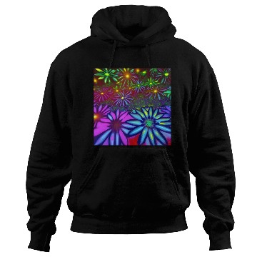 Discover Psychedelic flowers Hoodies