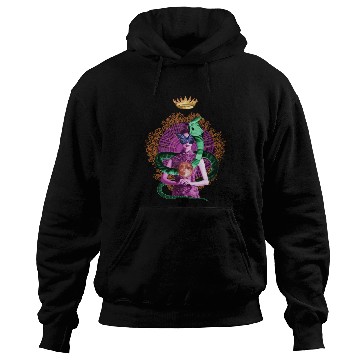 Discover Snake queen planet abstract Snake queen planet abs Hoodies