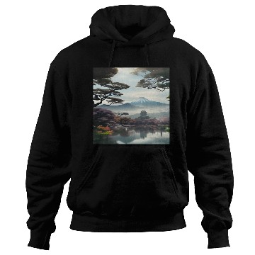 Discover Japan nature scenery Hoodies