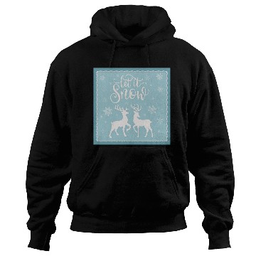 Discover Let it snow with beautiful deer Hoodies