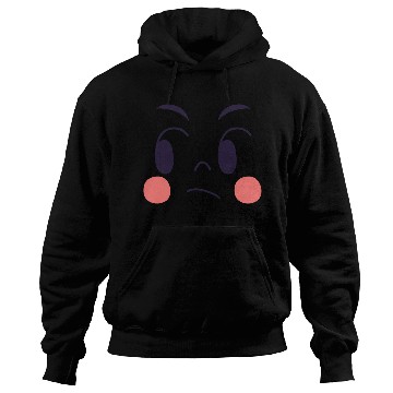 Discover jaded expression of cartoon emotion face Hoodies