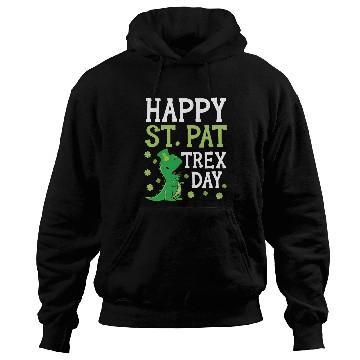 Discover Happy St. Pat Trex Day Saint Patrick Dinosaur Hoodies