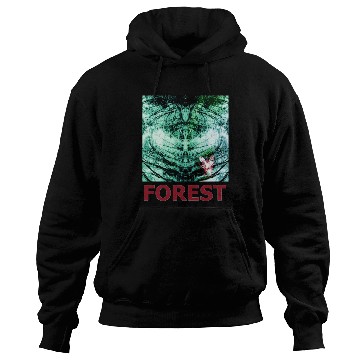 Discover Green forest mandala red Hoodies