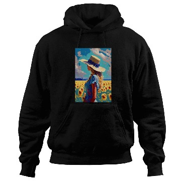 Discover Sunflower girl summer Hoodies