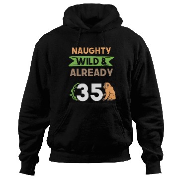 Discover Gift 35 years birthday women Ape Monkey Hoodies