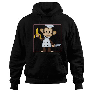 Discover Banana monkey cooks Hoodies
