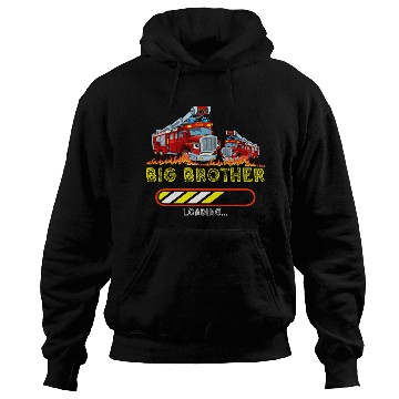 Discover Big brother fire truck fireman 2023 Hoodies