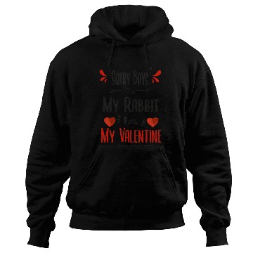 Discover Sorry Boys My Rabbit Is My Valentine awesome Hoodies