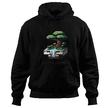 Discover 8 Bit Bonsai Tree Hoodies