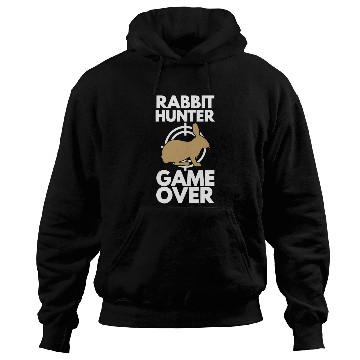 Discover Rabbit Hunter Game Over Rabbit Lover Hoodies