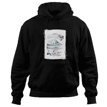 Discover Fuji Cherry Blossom Cherry Tree Japan Hoodies