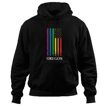 Discover Oregon Pride Month Pride Flag LGBT Community LGBTQ Hoodies