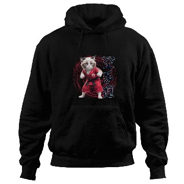 Discover Karate Cat, Karatedo Japanese Kanji Hoodies