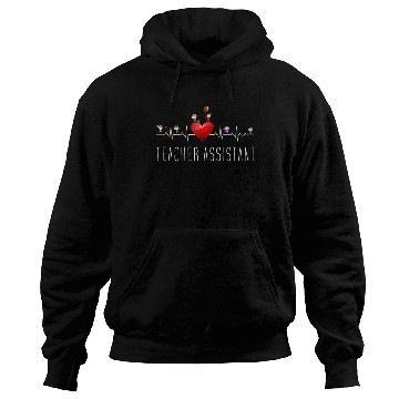 Discover Teacher Assistant Heartbeat Kindergarten Hoodies