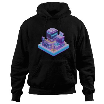 Discover Future Modern City Colorful Hoodies