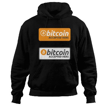 Discover Bitcoin Accepted Here - Sticker Pack Hoodies