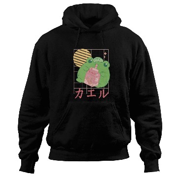 Discover Strawberry Milk Frog Japanese Hoodies