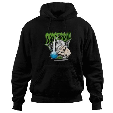 Discover Depression Angel Hoodies