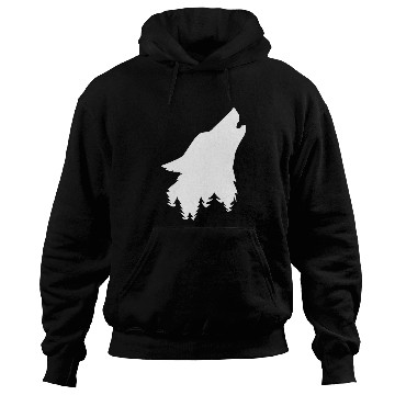Discover Great White Wolf for Forest Hoodies